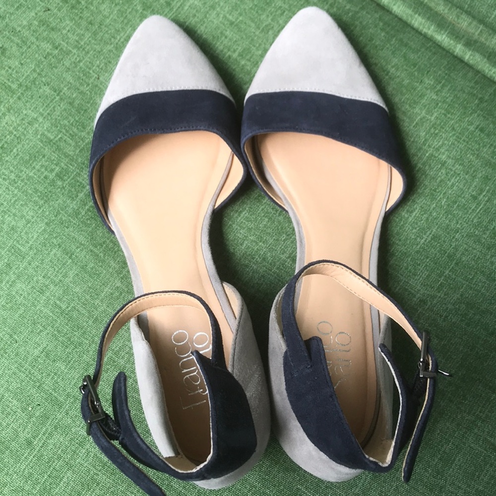 Franco Sarto Grey/Navy adorable shoes